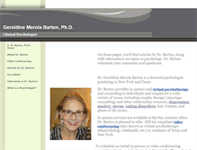 Tablet Screenshot of drgmbarton.com